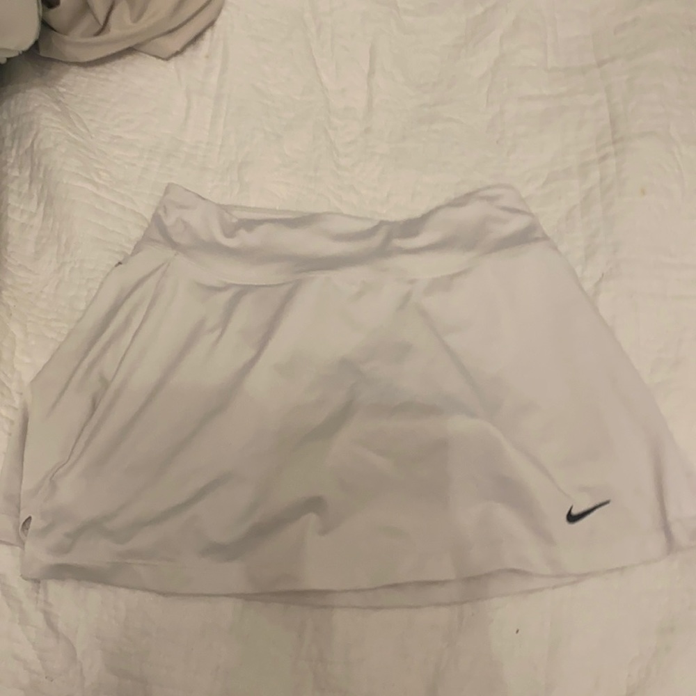 White Nike skirt